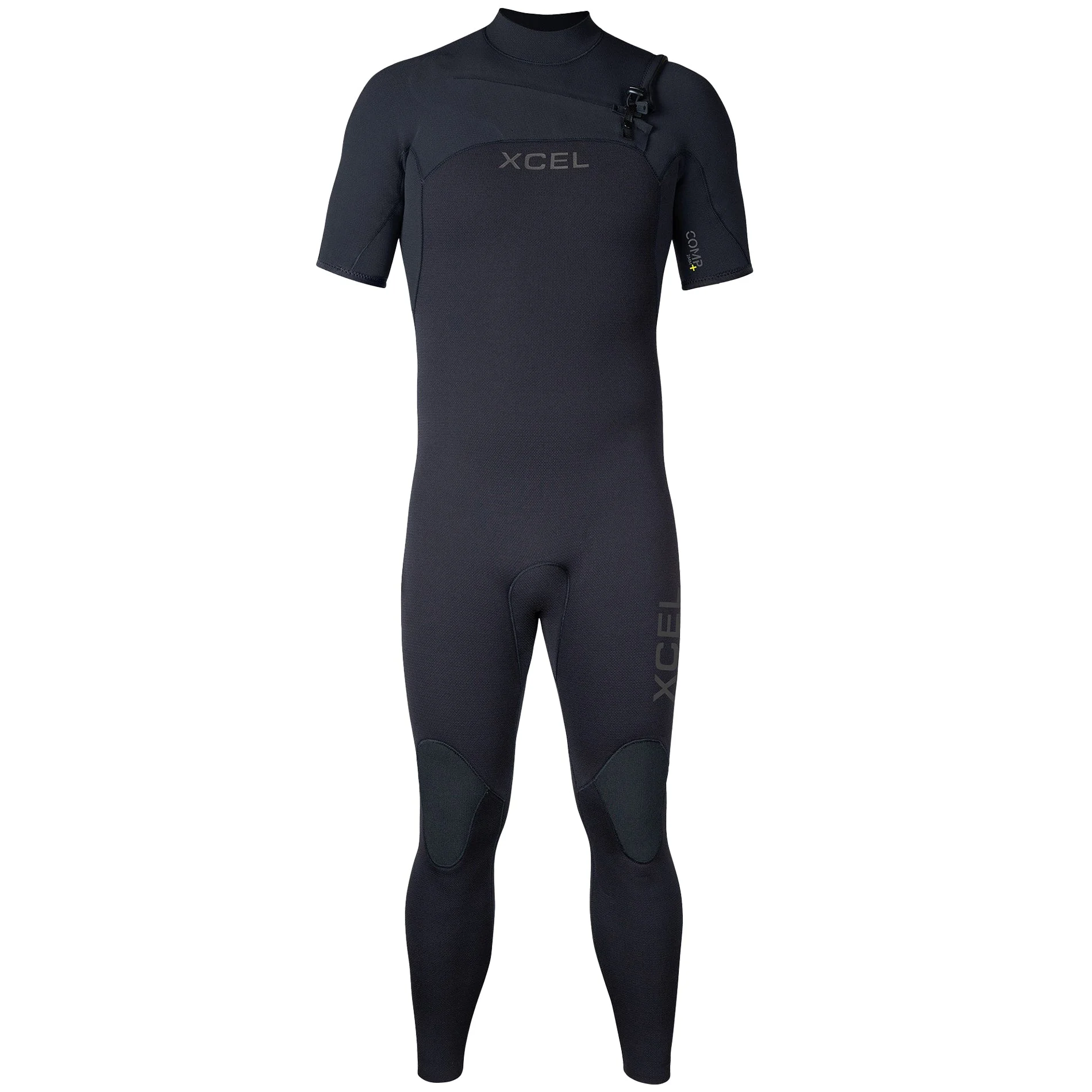 Xcel Comp+ 2mm Short Sleeve Chest-Zip Wetsuit