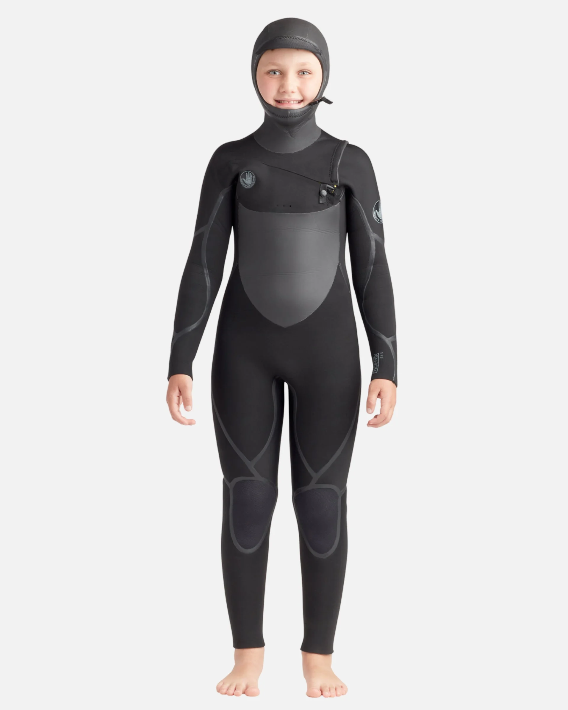 Youth Phoenix Hooded 5/4/3mm Chest Zip Fullsuit