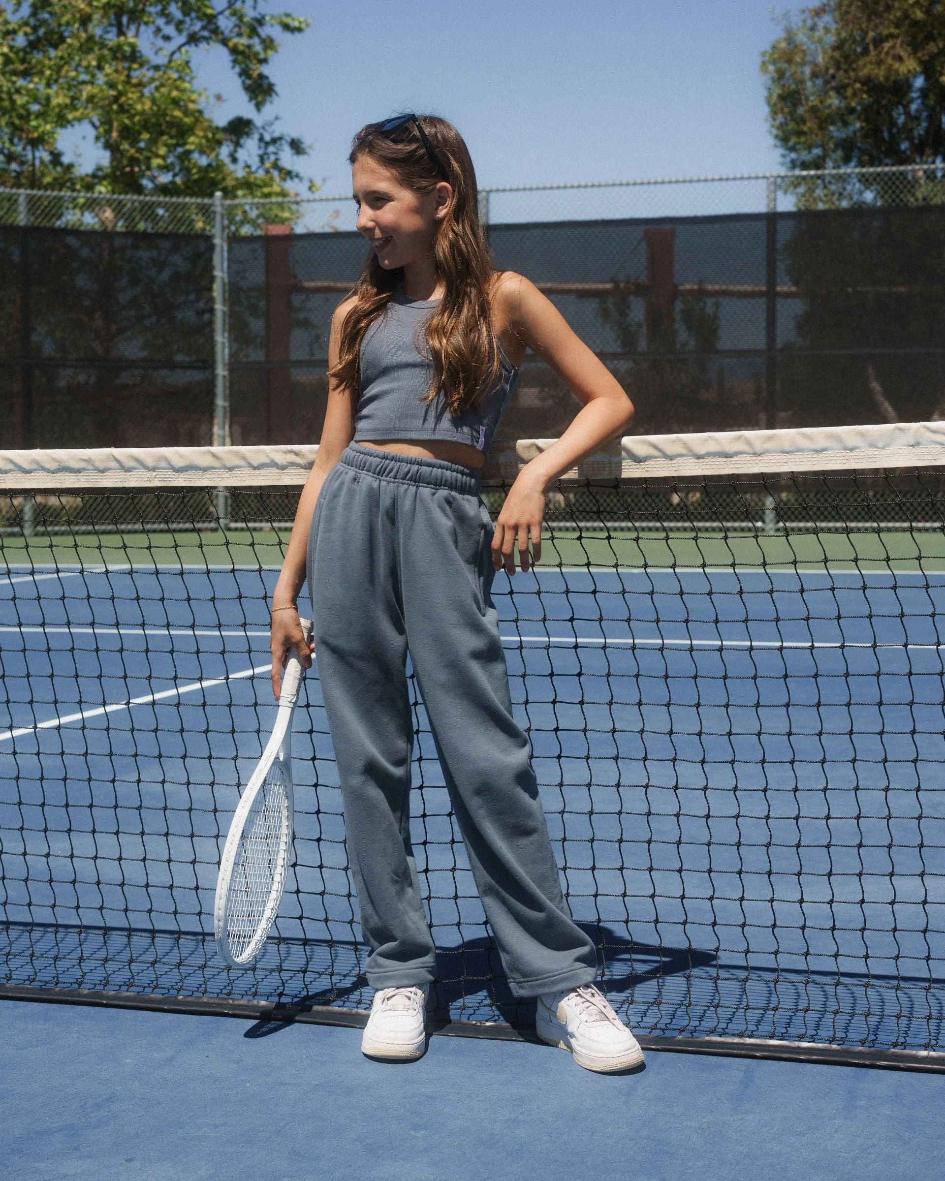 Youth's Lylah Sweatpants - Slate