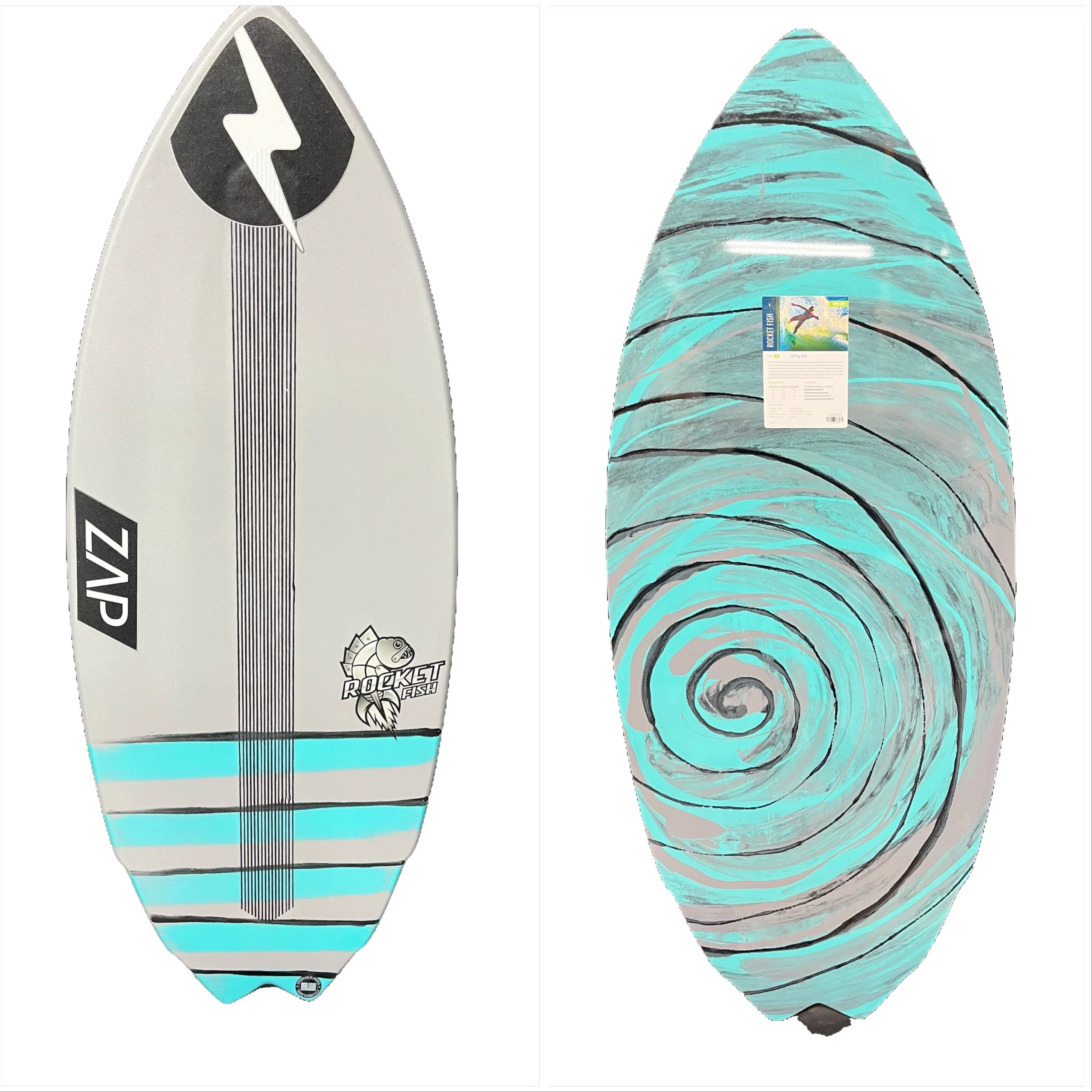 Zap 53" Rocket Fish Grey/Blue