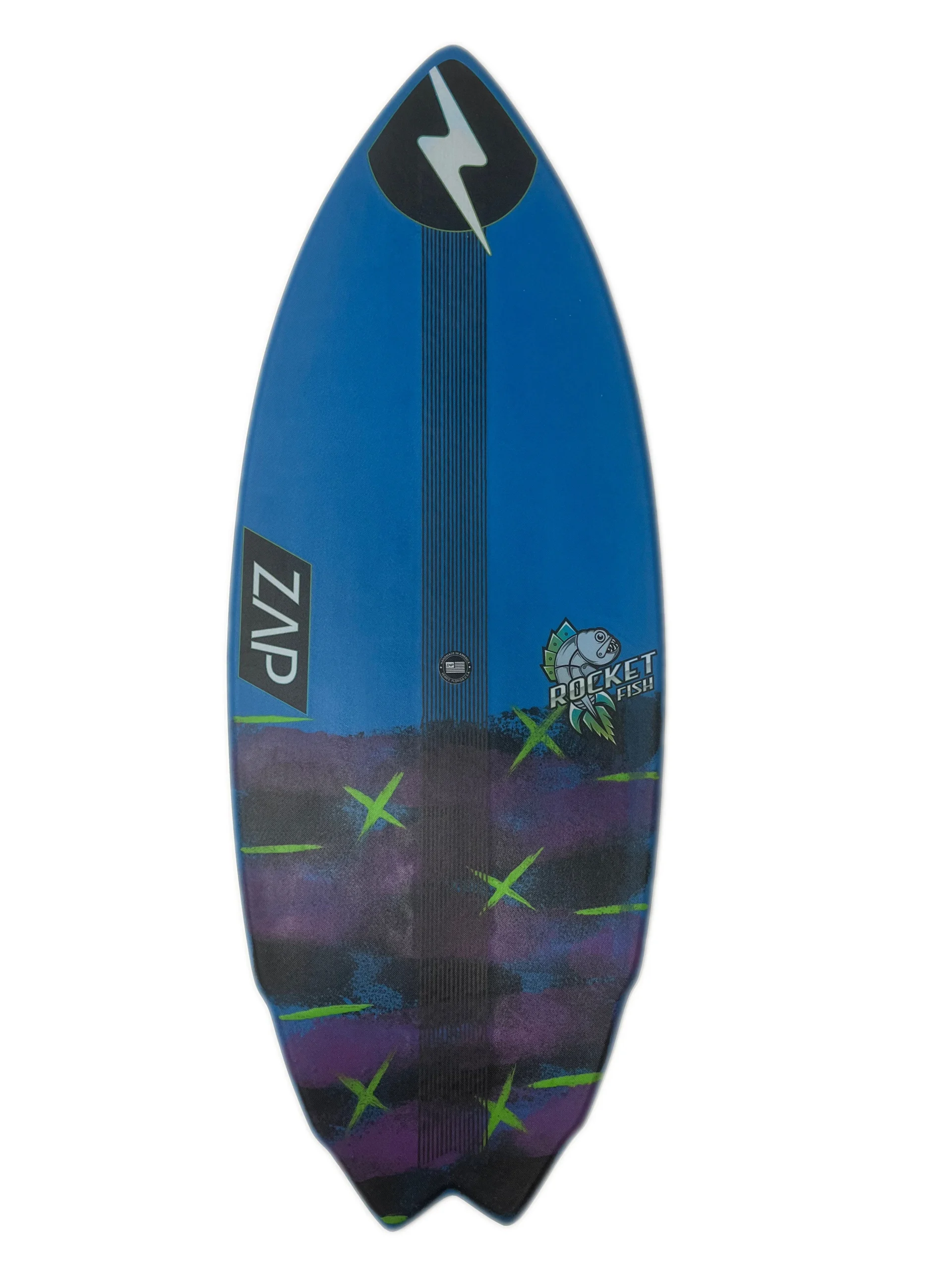 Zap 55" Rocket Fish(Blue/Purp)