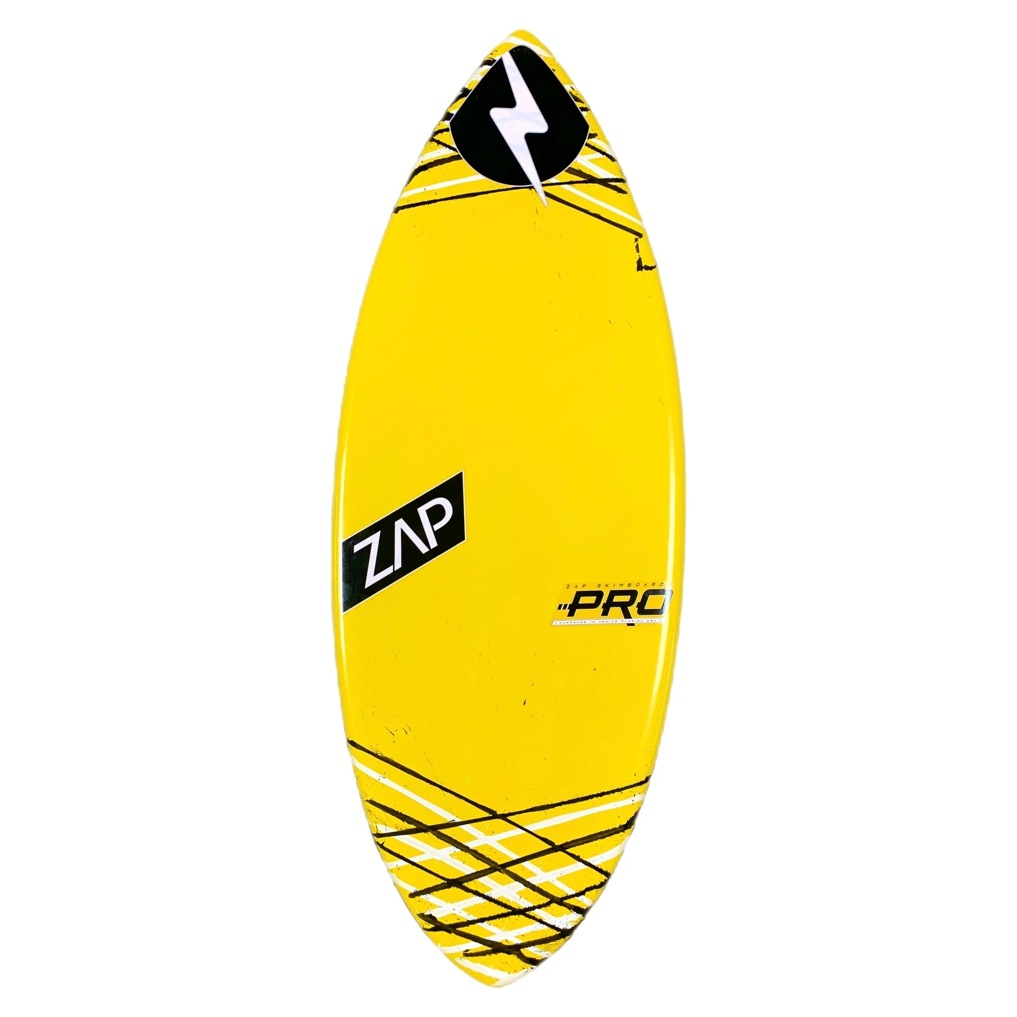 Zap Large Pro 54" Skimboard Yellow